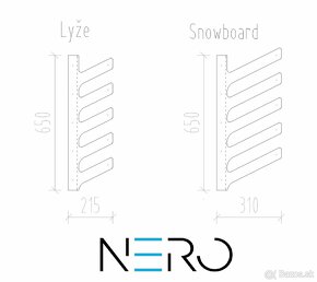 Stojan na lyže/snowboard z vodeodolného materiálu - 19