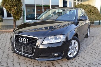 AUDI A3 1.9 TDI, ČIERNA METALÍZA, KLÍMA, ELEKTRÓNY R16 - 19