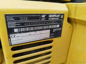 Bager Caterpillar 305E. Klimatizacia 3x lyzica. - 19