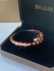 BVLGARI Serpenti Viper náramok, Rose gold - 19