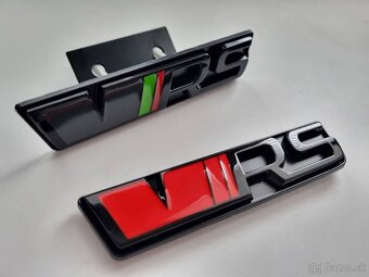 SKODA VRS LOGO RS NAPIS ZNAK RS - 19