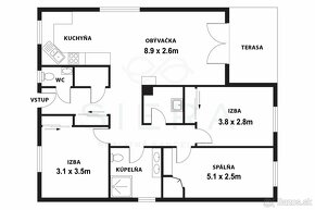 PREDAJ, Novostavba 4 izbový rodinný dom Trávnica - 19