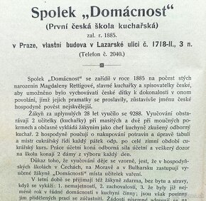 Kuchařská kniha domácnosti, Rakousko-Uhersko, rok 1914 - 19