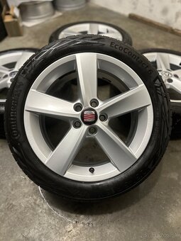 Letná sada 5x100 R16 , 215/45/16 - VW Polo, Fabia, Rapid - 19