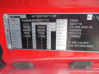 Scania R450 LowDeck,Retarder,Závada m - 19