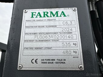 FARMA T8 2024 VIN 073 vývozka za traktor - lesný príves - 19