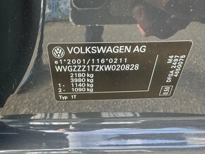 ► VW TOURAN 2,0 TDI - 110 kW, NAVI, APPLECAR,TAŽNÉ◄ - 19