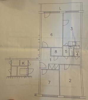 3-izb. byt Krosnianska ul. + loggia - 19