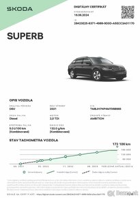 Predám Škoda Superb Combi 2.0TDI DSG Ambition - 19