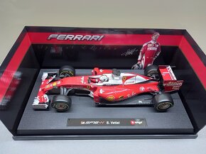 7x F1 FERRARI LECLERC VETTEL SAINZ BURAGO 1:18 - 19