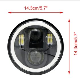 LED Svetlá okrúhle 178mm 7'' a 143mm 5,75' - 19