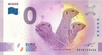 0 € / 0 euro souvenir bankovky 2023 - 19