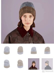 Nová Gucci obojstranná beanie čiapka, pc 480usd - 19