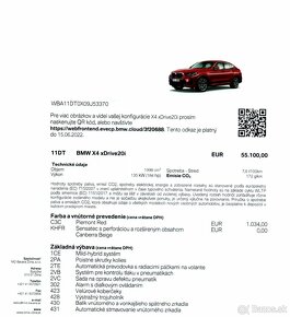 BMW X4 xDrive20i, M packet, ZÁRUKA, 2022 - 19