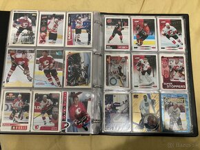 Album NHL hokejových kartičiek 90.s,00.s,10.s - 19