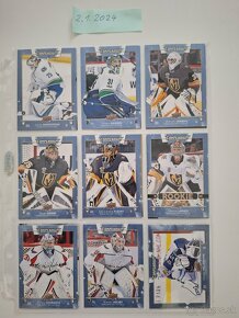 Hokejové karty - brankári COMPENDIUM BLUE - 19