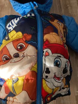 Detská chlapčenská zimná bunda labkova patrola/paw patrol - 19