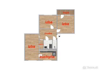 Luxusný 3 izb.byt 68 m2 + loggia 4m2, klima, výhľad na Tatry - 19