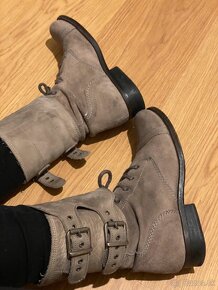 All saints ankle boots pravá koža veľkosť 39 hnedé - 19