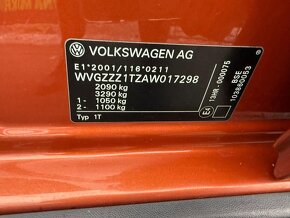 ► VW TOURAN CROSS 1,6 MPI - 75 KW, PARKO.SENZORY, TAŽNÉ◄ - 19