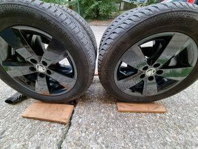 Alu disky Škoda Nanuq 5x100 6J R16 + zimné pneu 195/60 R16 - 19