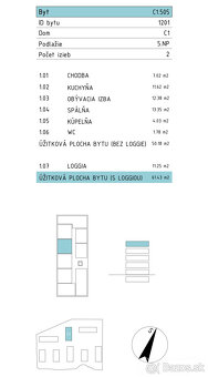 BOSEN | Veľký zariadený 2 izb.byt s loggiou v novom projekte - 19