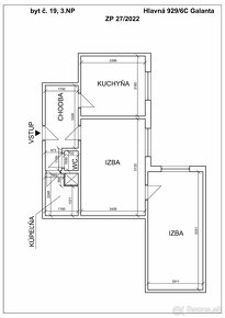 Zariadený 2 izb. 60,1m² byt priamo v OC Galaxia - Galanta - 19