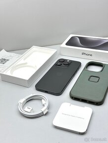 iPhone 15 PRO BLACK TITANIUM TOP STAV NOVÉHO ZÁRUKA - 19