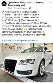 Audi A5 Sportback 2.0TFSI 191kw (260koní) S-line Top Stav - 19