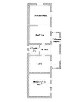 Na predaj obývateľný dom/chalupa v obci Habura - 19