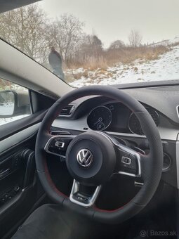 VOLANT VOLKSWAGEN R RLINE kožený ČERVENÉ PREŠÍVANIE - 19