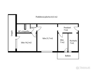 Moderne zrekonštruovaný 2,5-izbový byt - 19