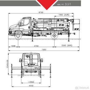 Auto plošina s obsluhou ( Iveco daily - CELA ) - Bardejov - 19