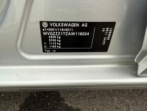 ► VW TOURAN 1,4 TSI - 103 KW - 7 MÍST, BEZ KOROZE◄ - 19