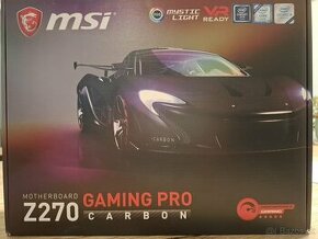 MSI Z270 GAMING PRO CARBON (ATX)  + Intel i7-7700k