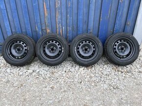 VW Skoda seat zimna sada plechove disky + pneu 205/60/R16 - 1