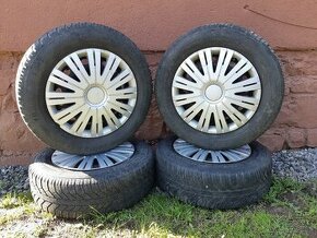 Predám Plechové disky na Zimných Pneu 195/65R15 5x112