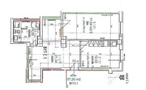 Na predaj 2 izbový byt, 57m2 Martin - Jahodníky