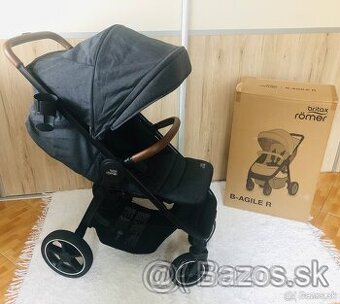 Kočík Britax Römer B-Agile R, Black Shadow/Brown