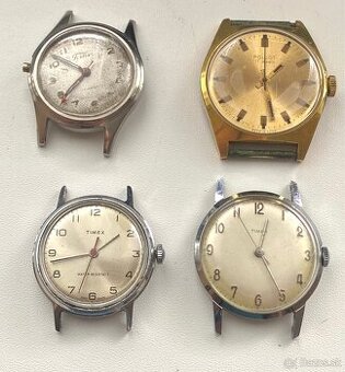 Vintage hodinky Poljot, Timex, Fortis – projekt pre hodinára