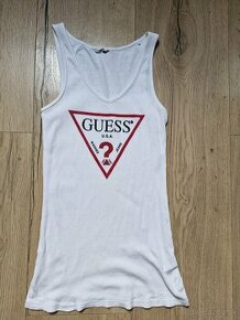 Guess biele logo tielko S (sedi aj pre M)