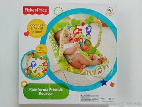 Fisher Price Rainforest Friends Lehatko Sedatko Kresielko0m+ - 1