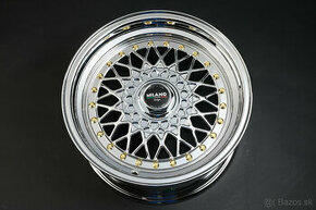 Alu kola 15" 4x100/108 Riccardo silver chrome + - 1