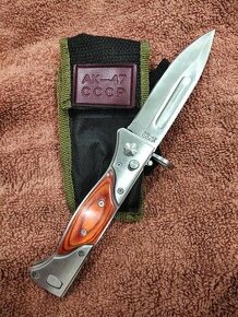 AK 47 CCCP Linerlock Knife New