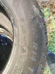 Predám zimné pneu.165/70 R14  Matador - 1