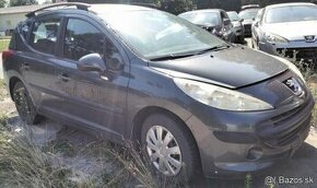 PEUGEOT 207 SW 1.4 2007 predám DVERE, MOTOR 8FS, PREVODOVKA,