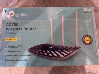 Wifi router tp link ac 750 archer c20