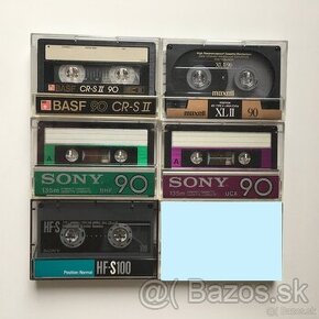 AUDIOKAZETY - MC KAZETY - BASF - MAXELL - SONY