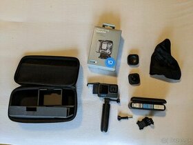 GoPro Hero 10 + 4 baterky + dobijacka + puzdro (citaj text)