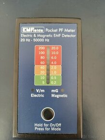 Merací prístroj EMFields  elektromagnetickeho pola